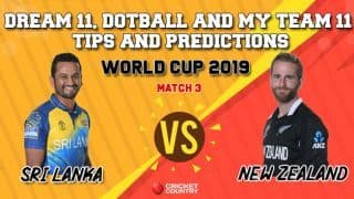 Dotball Prediction, Dream11 Prediction, My Team 11 Prediction: SL vs NZ Cricket World Cup 2019, Match 3 Team Best Players to Pick for Today’s Match between Sri Lanka and New Zealand at 3 PM